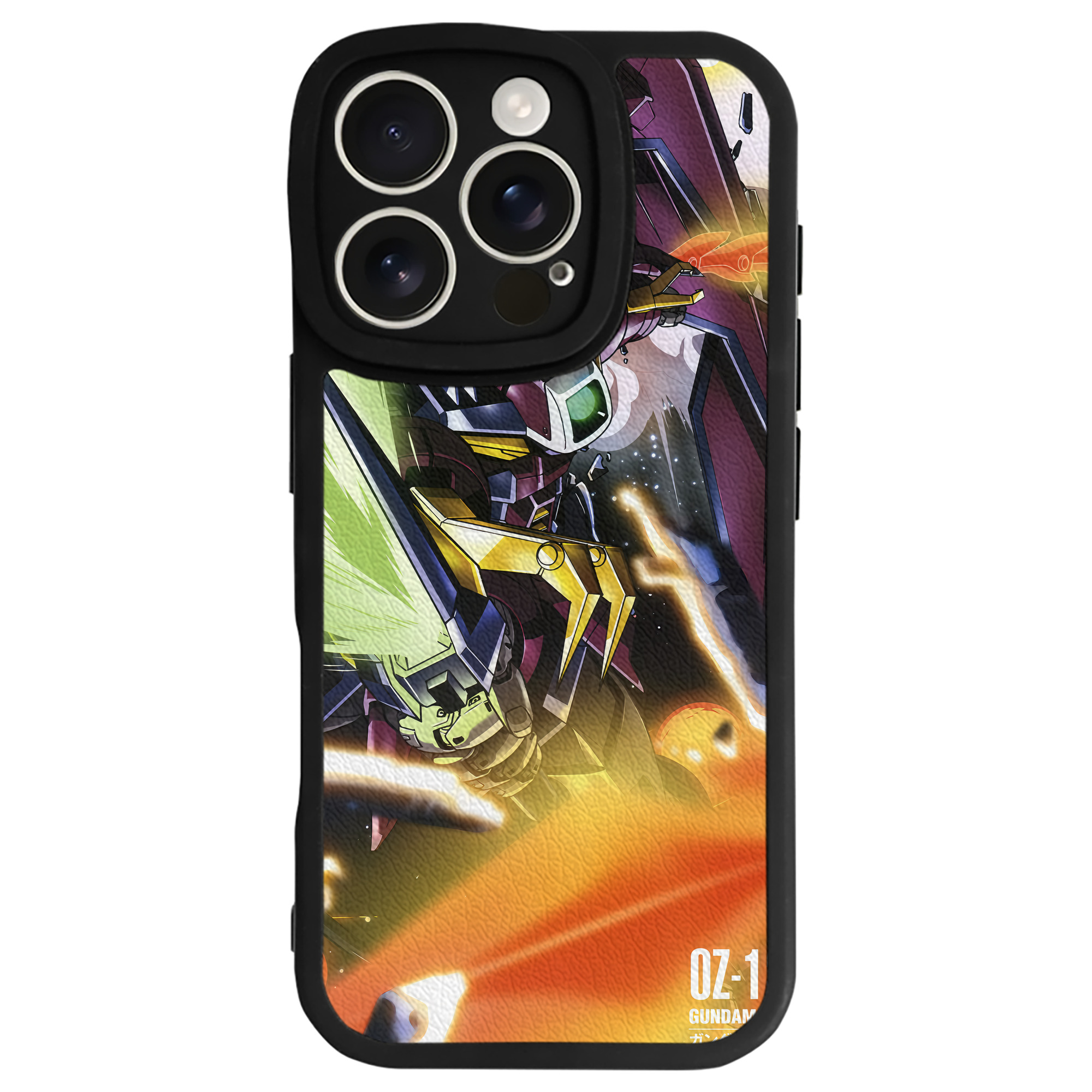 （画像用） 機動戦士ガンダム Mobile Suit Gundam 【iPhone 16シリーズ対応】シリコンスマホケース（レザー調） 材質：シリコン